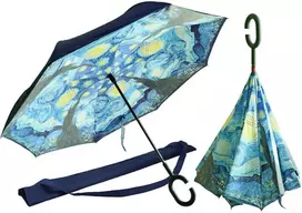 Carmani skėtis Van Gogh"Žvaigždėta naktis",d105cm
