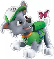 Nickelodeon Vaikiškas sienų lipdukas Paw Patrol Rocky