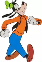 Disney Dekoracje Scienne Sienų dekoravimas Mickey Mouse - Goofy (maža)