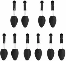 Batų kurpaliai, 5 poros, juodos spalvos, plastikas, EU 35–38