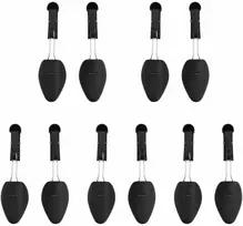 Batų kurpaliai, 5 poros, juodos spalvos, plastikas, EU 38–44