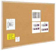 Bi Office Kamštinė lenta su mediniu rėmu, 500x800 mm