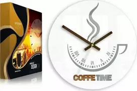 ModernClock Kavos laiko laikrodis ver. II BALTOJI ULKININKYSTĖ