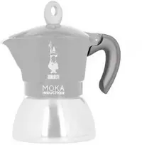 Bialetti – atsarginė rankena Moka Induction 4tz – pilka