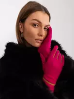 Wool Fashion Italia Pirštinės-AT-RK-238601.98-fuksija