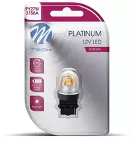 M-TECH LED lemputė LB830Y PY27W 12-24V CANBUS geltona