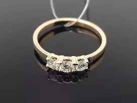 Best Diamonds Auksinis žiedas su briliantais Praba: 585