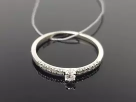 Best Diamonds Balto aukso žiedas su briliantais Praba: 585