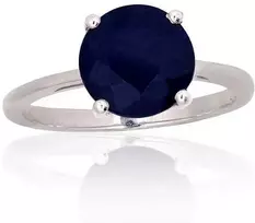 Sidabrinis žiedas - 16 - 1.8 g. - Safyras (2,4Ct)