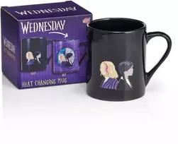 WEDNESDAY Puodelis su termo paveikslėliu – Trečiadienė ir Enid