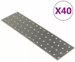 Perforuotos plokštės, 20vnt., 300x80mm, plienas, 2mm