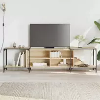 TV staliukas Televizoriaus spintelė, ąžuolo, 203x37x50cm, apdirbta mediena