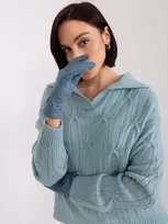 Wool Fashion Italia Elegantiškos moteriškos pirštinės: Dydis - L/XL