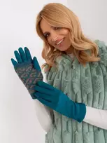Wool Fashion Italia Žieminės pirštinės iš dviejų dalių: Dydis - S/M