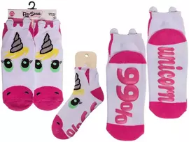Kojinės su neslystančiu padu "99% unicorn"