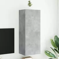 TV staliukas Sieninė TV spintelė, betono pilka, 40,5x30x102cm, mediena