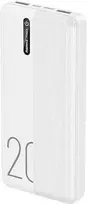 Išorinė baterija (Powerbank) REMAX RPP-296 20000mAh 2.4A 2×USB, juoda: Spalva - Balta