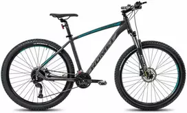 Dviratis Romet Rambler R7.4 2025 graphite-sidabrinis-turquoise-18" / M (Dydis: 18" / M)