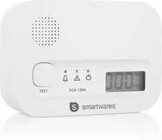 Ecost prekė po grąžinimo Smartwares FGA-13041 Kohlenmonoxid-Melder, 10 Jahre Sensor, mit Ekranas und (Atnaujinta)