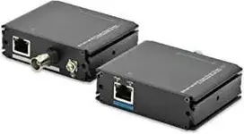 Ecost prekė po grąžinimo Digitus PoE+ extender set range at RJ45 to 400m / at COAX iki 500m - almo (Atnaujinta)