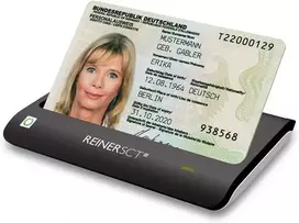 Ecost prekė po grąžinimo Reiner SCT cyberJack RFID Basis nPA Smart Card Reader eID BSI-Certified wit (Atnaujinta)