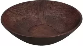 RITUALI DOMESTICI PERSEO 2 medinių dekoratyvinių dubenėlių rinkinys 24,5 x 6,5 cm