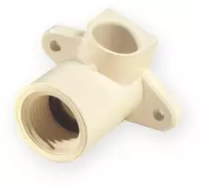 Nibco Alkūnė 4707-355, PVC-C tvirtinama 1/2″ vid. srieg/klij vidus