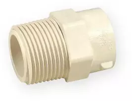 Nibco Mova 4704-007, PVC-C, 3/4″ išor. srieg./klij. vidus