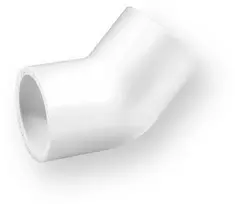 Nibco Alkūnė 417-007, PVC-U, 3/4″x45° klijuojamas vidus