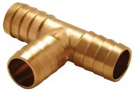 Color_Tap Trišakis žarnoms sujungti TDM Brass, ¾", išorinis sriegis