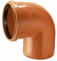 Lauko kanalizacijos alkūnė Magnaplast, Ø 110 mm, 87°