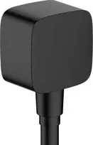 Potinkinė jungtis dušo žarnai Hansgrohe FixFit Wall, 26457670, juoda matinė