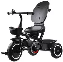 Triratukas su stogeliu Tiny Bike 3in1, pilkas