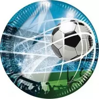 Procos2 GoDan Popierinės lėkštės Futbolo fanai 23cm 8 vnt