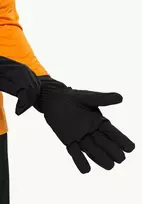 JackWolfskin Vyriškos pirštinės Jack Wolfskin Highloft | juodos