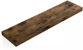 Songmics Vasagle Sieninė lentyna 80 cm medžio išvaizdos vintage