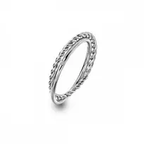 Hot Diamonds Prabangus sidabrinis žiedas su dešiniuoju deimantu Jasmine DR210