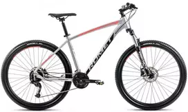 Dviratis Romet Rambler R7.4 2025 sidabrinis-red-graphite-18" / M (Dydis: 18" / M)