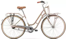 Dviratis Romet Luiza LUX 26 2025 smėlio spalvos-19" / M (Dydis: 19" / M)