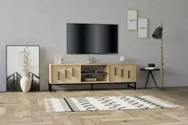 TV staliukas Asir Kalune Design Televizoriaus stovas Shape - Sapphire Oak