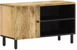 TV staliukas Televizoriaus spintelė, 80x31x46cm, mango medienos masyvas