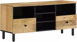 TV staliukas Televizoriaus spintelė, 100x33x46cm, mango medienos masyvas