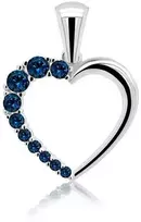Brilio Silver Brilio Sidabrinis Romantic sidabrinis pendant with dark mėlynas zircons PT42WB