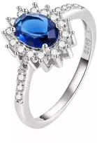 Beneto Duchess Kate AGG267's sidabrinis engagement ring