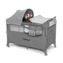 Kidnort Stugan Oxford 300 Light Grey Vaikiška kelioninė lovytė