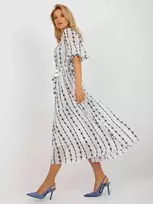 Lakerta Suknelė-LK-SK-508963-1,38-balta-juoda