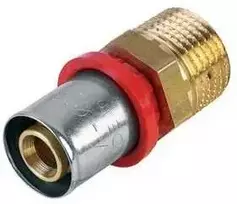 Tdm_Brass Presuojamasis adapteris 1630, 18 mm x 3/4″, išor. sriegis