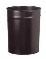 Twinco Šiukšlių dėžė TWIN metalinė, 20 l, juoda