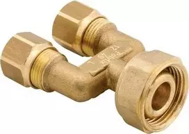 Uponor Minitec dvigubas kolektorius 2x9,9-3/4" Euro