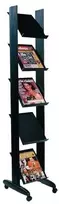 Brošiūrų stovas Paperflow® Easydisplays su 5 lentynomis, juodas
